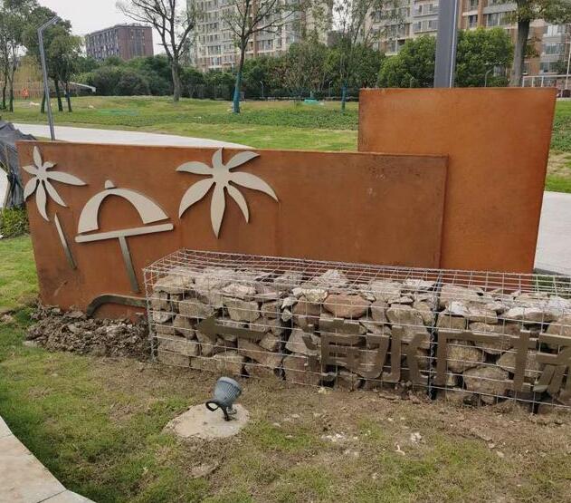 明溪锈钢板挡土墙